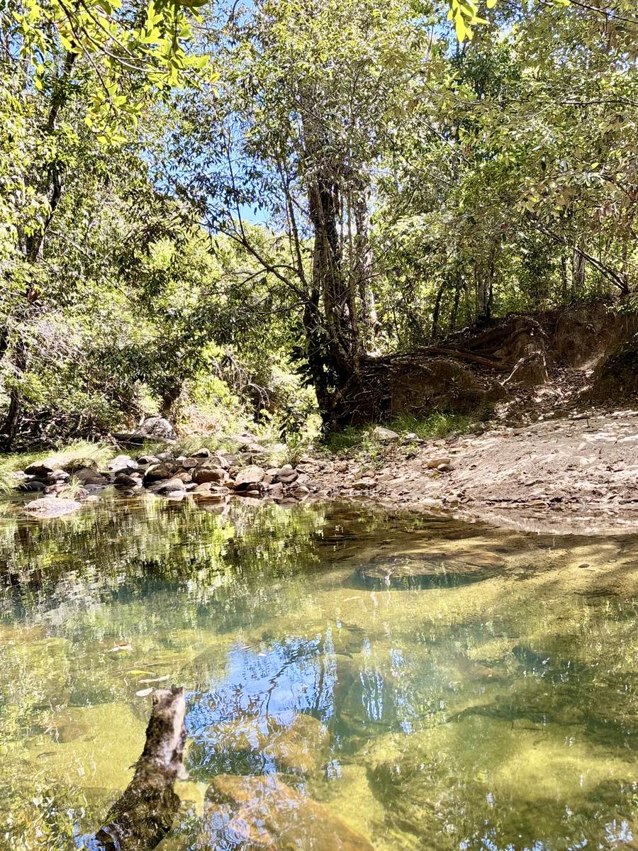 Private river running through the Ashiyana property