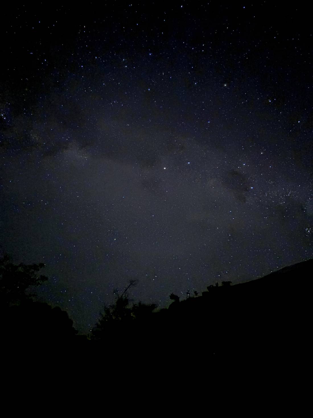 The Milky Way visible in the night sky over Ashiyana