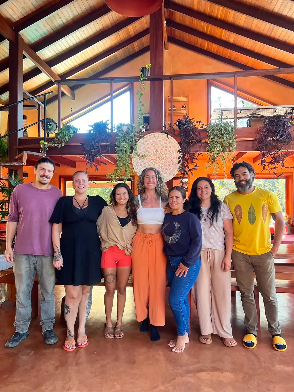 The Ashiyana Brasil team at the main house